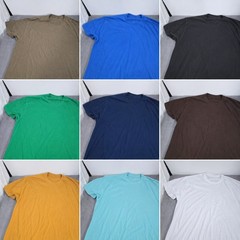 Men’s XL/XXL Used Lot Of 9 T-shirts Various Brands & Colors Basketball Work Wear