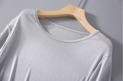 Men’s 50% Silk 50% Viscose T-Shirts Short Sleeve Crew Neck undershirt SS201
