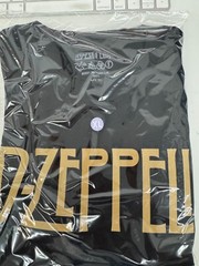 LED ZEPPELIN ZOSO LOGO T SHIRT GOLD