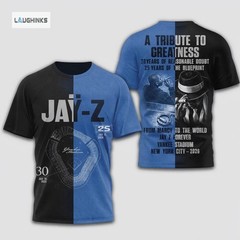 Jay-Z New York 2026 Tour Yankee Stadium Concert 3D T-Shirt
