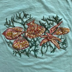 Vintage Sea Shells Shore Beach Ocean Starfish Nature T Shirt Single Stitch XL