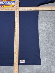 DICKIES Work Wear Logo Baggy Large Blue Shirt