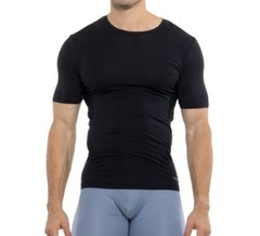 3 PACK TOMMY JOHN WHITE BLACK SECOND SKIN MODAL CREW NECK STAY TUCKED UNDERSHIRT