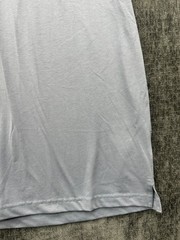 Greg Norman T Shirt Mens Large Gray Side Slit Cotton Crewneck Shark Logo Casual