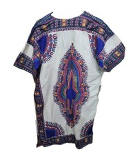 African Dashiki Shirt Mens M-L Chest 48″ Length 43″