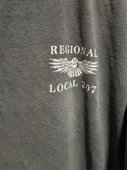 Vintage Union Made USA T Shirt 2XL Abatement Workers Local 207 Graphic Tee