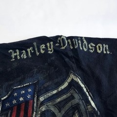 Harley Davidson T Shirt Mens XL Number 1 American Flag Graphic Pennsylvania Y2K