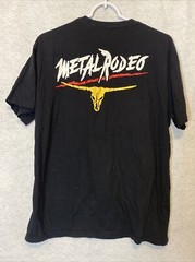 Brooks & Dunn 2013 Metal Rodeo Graphic Band Tour T Shirt Size Medium