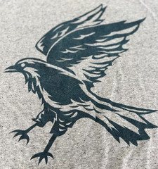 HARRY POTTER ~ RAVENCLAW ~ QUIDDITCH HOGWARTS 07 GRAY T-SHIRT ~ SIZE XL