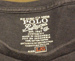 Lot Of 5 L Polo Ralph Lauren Solid Color T Shirts Mixed Color Style Age Lot LL15