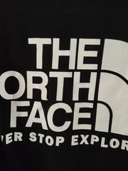North Face T Shirt Tee Men’s Large Black Logo Short Sleeve