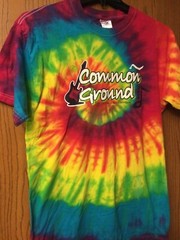 Common Ground – (An Uncommon Music Festival). 2004 Tie Dye Shirt. L. Jerzees.