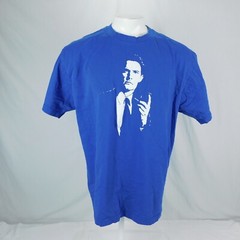 Twin Peaks Dale Copper Men Blue T Shirt Uneek Classic Sz 2XL XXL