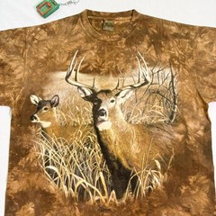 Vintage 90’s The Mountain Tie Dye Deer T-Shirt – XL