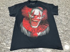 Liquid Blue Evil Clown Black T-Shirt Size Medium Red and Black Colored T