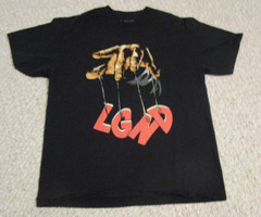 LGND Supply Co Graphic Puppet Master Logo Black T Shirt Men’s Size XL