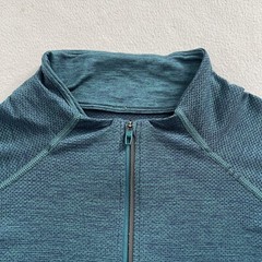 Lululemon Night Sea Deep Cove Teal Metal Vent Tech 1/2 Zip Long Sleeve Top XL