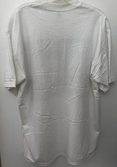 JERZEES 100% Combed Cotton Salvador Dali Art Graphic Tee White L Crew Neck