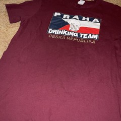 Praha Drinking Team Česká Republika Czech Republic Shirt Sz XL