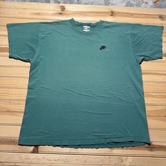 Vintage 1994 Nike Mini Swoosh Embroidered Blank Short Sleeve Crewneck Shirt – XL