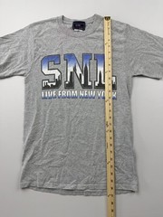NBC Experience Store SNL Shirt Mens Small Gray Live From New York Graphic Tee