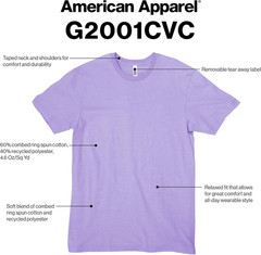 Unisex Adult CVC T-Shirt, Style G2001Cvc, 2-Pack