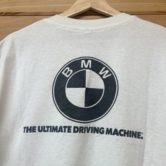 Vintage 90s Mixed League Texas Tennis Association BMW Car Graphic T Shirt Size L