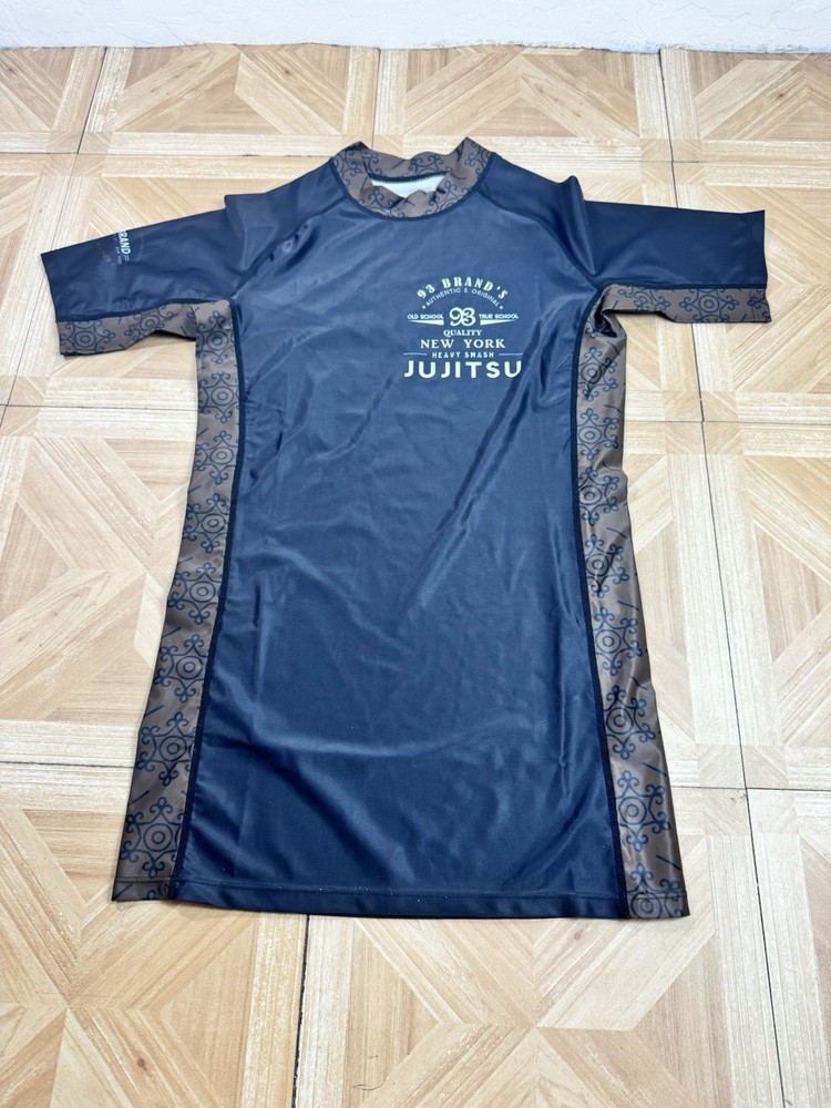 93brand Jiu Jitsu Graphic T Shirt Men’s Rash Guard Comp Size Small