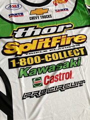 Thor Shea Bentley Kawasaki Motocross Dirtbike Jersey Y2K Reproduction Vintage