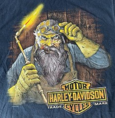 Harley Davidson Smokey Mountain T Shirt Sleeveless XL 2015 Double Sided Black