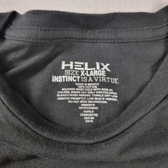 2 Pack Helix Mens XL Tshirts Black Skull & Southern Rebel Outlaw Biker (1082)