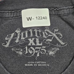 Avirex Men Shirt XL Black Graphic Eagle Grunge Y2K Tee Logo Short Sleeve