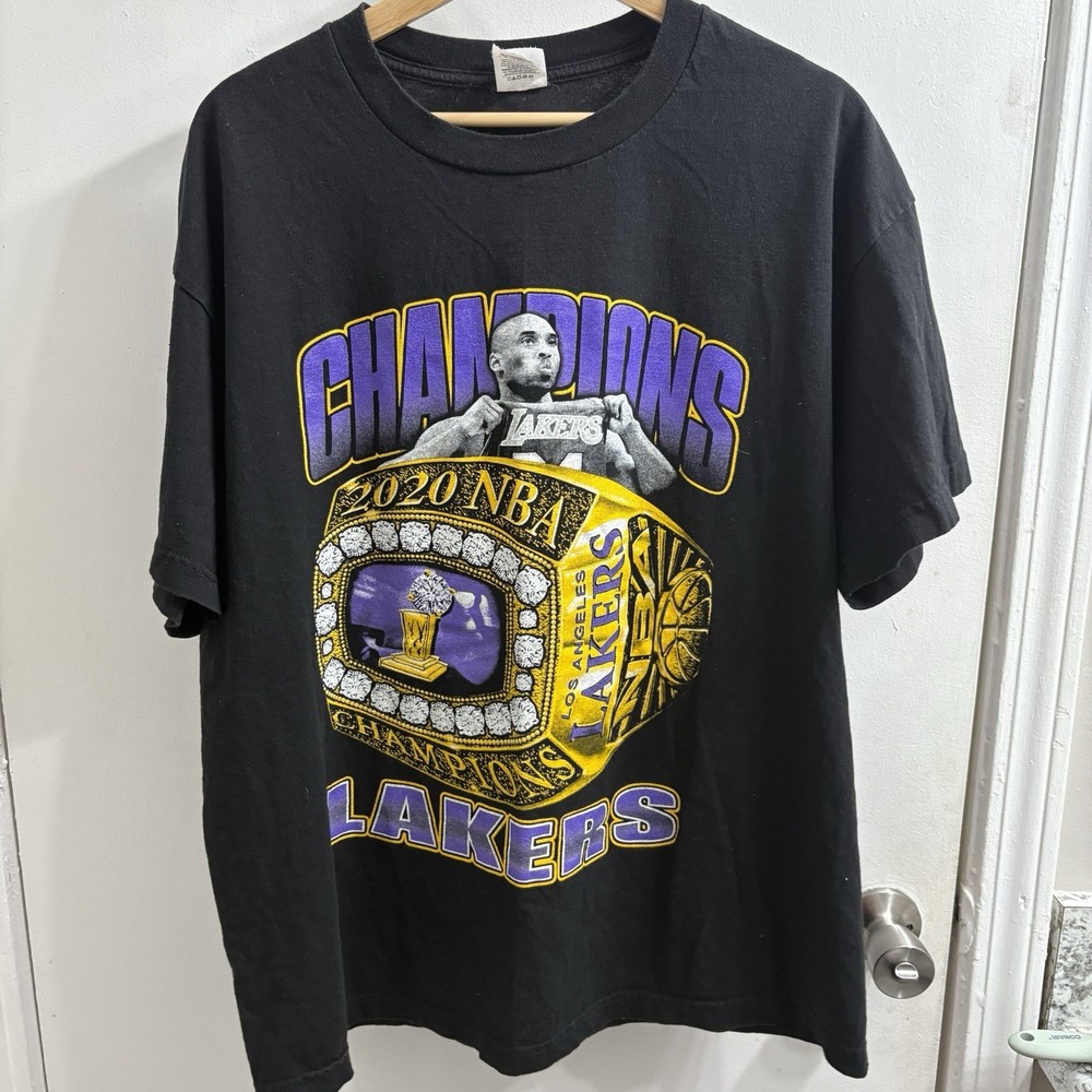 Lakers basketball t shirt Mens XLarge Suna Tag 2020 Champions NBA Graphic Tee