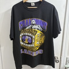 Lakers basketball t shirt Mens XLarge Suna Tag 2020 Champions NBA Graphic Tee