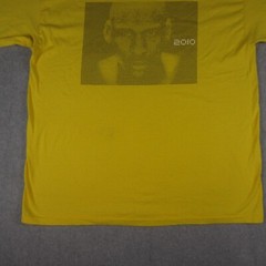 2010 Nike Air Jordan 25th Anniversary T Shirt Mens XL Yellow Jumpman Dallas READ