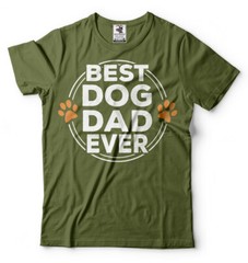 Dog Dad T-shirt Dogfather Shirt Dog Lover Pet T-shirt Mens Gift Fathers day Tee