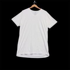 Mack Weldon Shirt Mens 2XL White Tagless Cotton Modal Crew Neck Short Sleeve