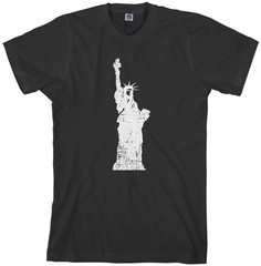 Threadrock Men’s Statue Of Liberty T-shirt New York City