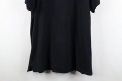 Vintage 90s Lands End Mens Large Faded Blank Short Sleeve T-Shirt Black Cotton
