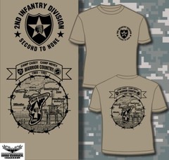 US Army 2d Infantry Div Camp Casey Hovey Imjin Scout South Korea DMZ T-shirt
