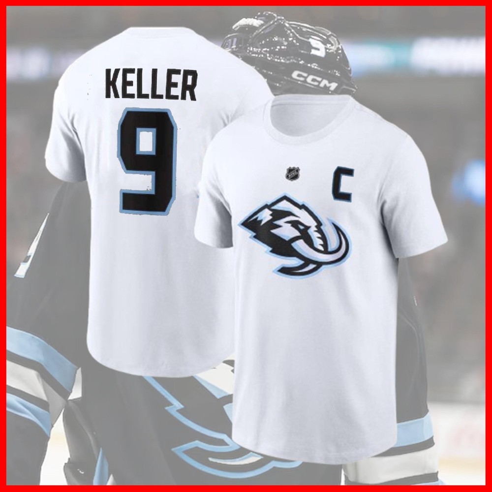 🔥HOT SALE Clayton Keller #9 Utah Mammoth Team 2026 Name & Number For Fans