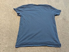 Fjallraven Shirt Mens Large Blue Ovik Pocket T-shirt