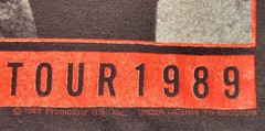1989 Rolling Stones Steel Wheels North American Tour T-Shirt XL Nice As Pictured