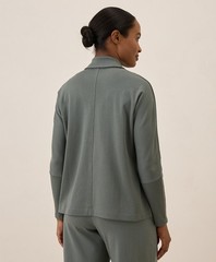 Pact Women’s Airplane Relaxed Blazer 2X-Large Castor Green Top Outerwear
