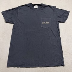 Two Joints Surf Co Shirt Mens Medium Skeleton Mermaid Pocket Tee Graphic Black