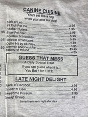 Vintage Michigan’s Finest Roadkill Cafe Shirt Size XL Gray Single Stitch USA