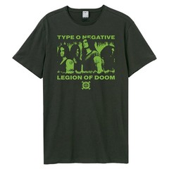 AMPLIFLIED T-Shirt TYPE O NEGATIVE “Legion of Doom” Men’s Tee Charcoal New