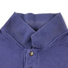 Vintage Dockers Long Sleeve Polo Shirt Large Purple Grunge Skate Distressed