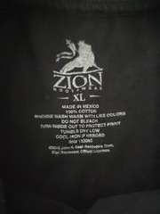 Vintage Johnny Cash Zion Rootswear T-Shirt XL Country Rock Music 2004 Black