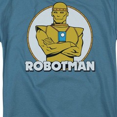 DC Robotman Licensed Adult Unisex T-Shirt Regular Fit Tee SM-3X